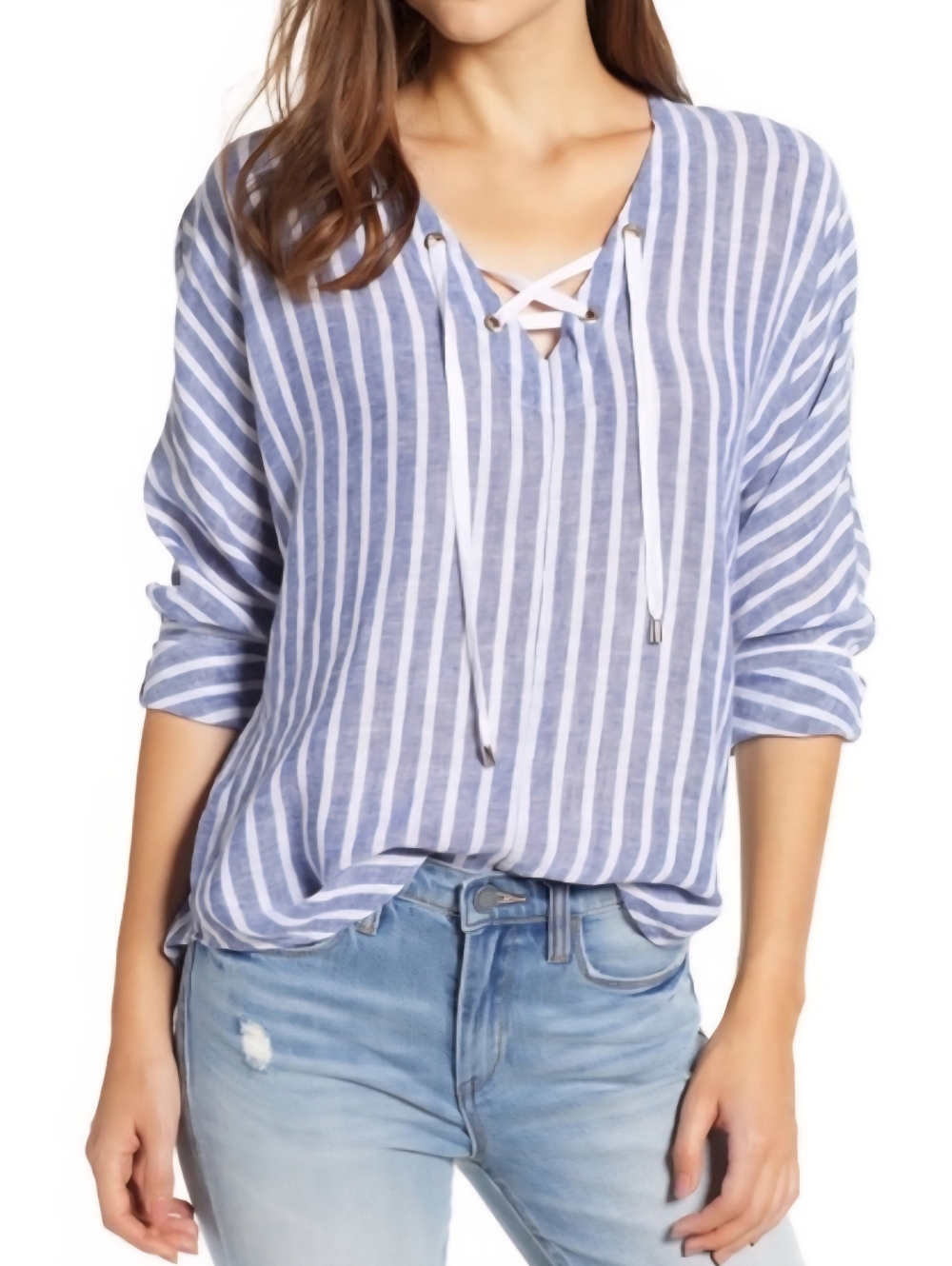 RAILS "LILY" LIGHTWEIGHT LINEN BLEND SUPER SOFT TOP